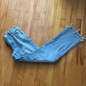 Garage Light Blue Cropped Women's Jeans